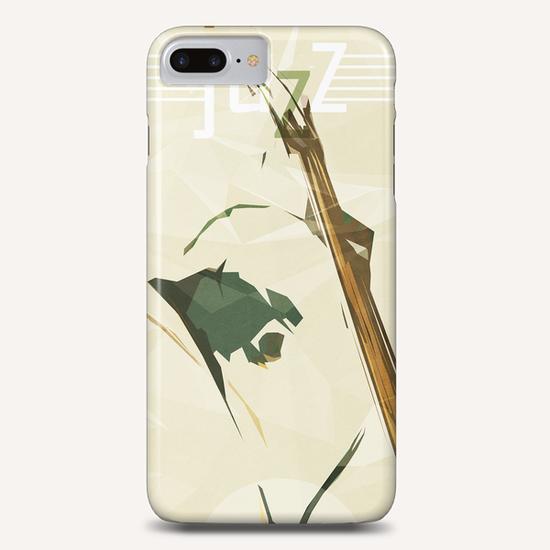 Contrabassist. Jazz Club Poster Phone Case by cinema4design