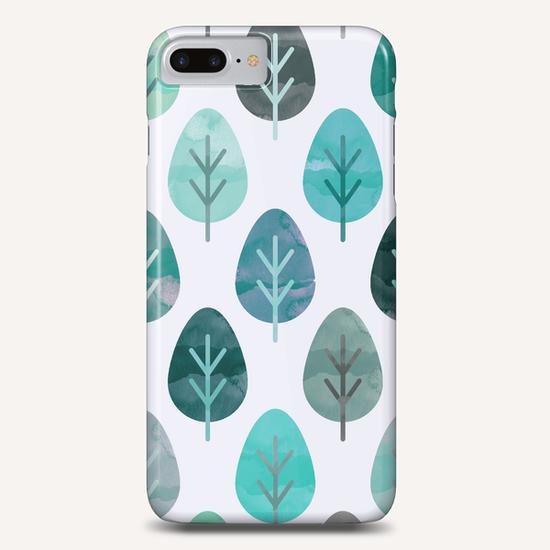 Watercolor Forest Pattern X 0.3 Phone Case by Amir Faysal