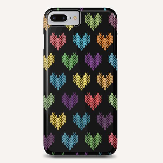 Colorful Knitted Hearts Phone Case by Amir Faysal