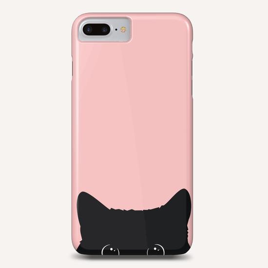 Black Cat Phone Case by Vitor Costa