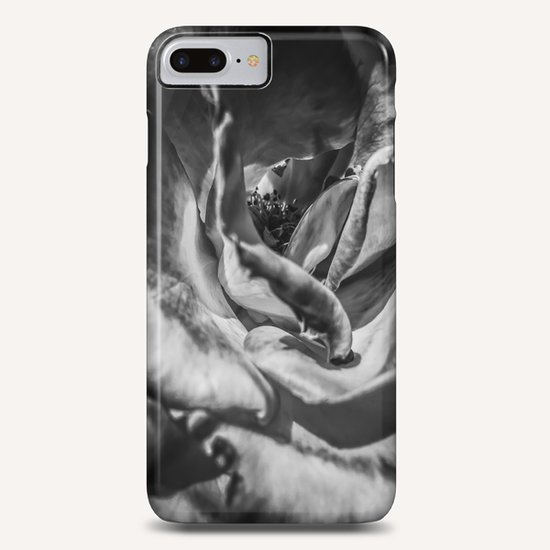 blooming rose in black and white Phone Case by Timmy333