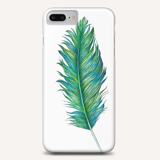 Blue Feather Phone Case by Nika_Akin