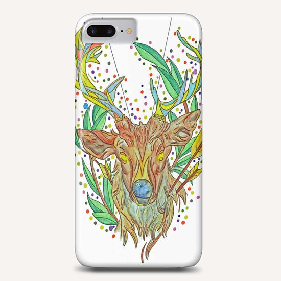 Colorful deer Phone Case by RomArt