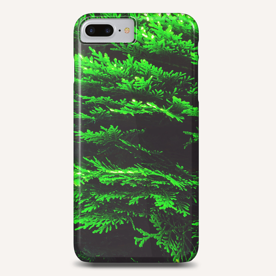 closeup green leaf texture abstract background Phone Case by Timmy333