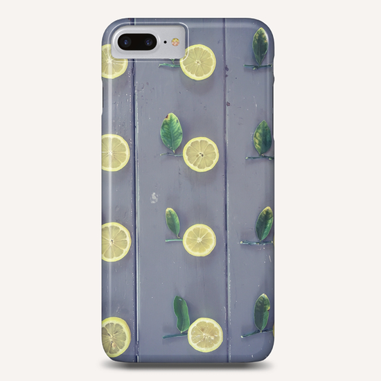 pieces of lemon on the wooden table Phone Case by Timmy333