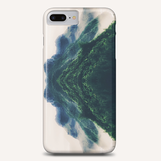 beautiful green mountain in the foggy day Phone Case by Timmy333
