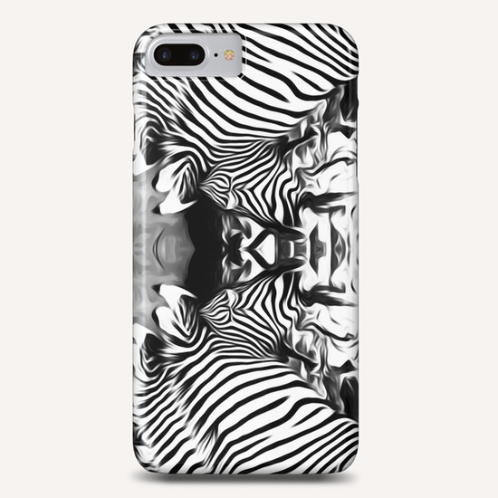 zebras in black and white Phone Case by Timmy333