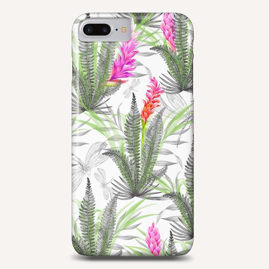 Nature pattern with dragonflies Phone Case by mmartabc