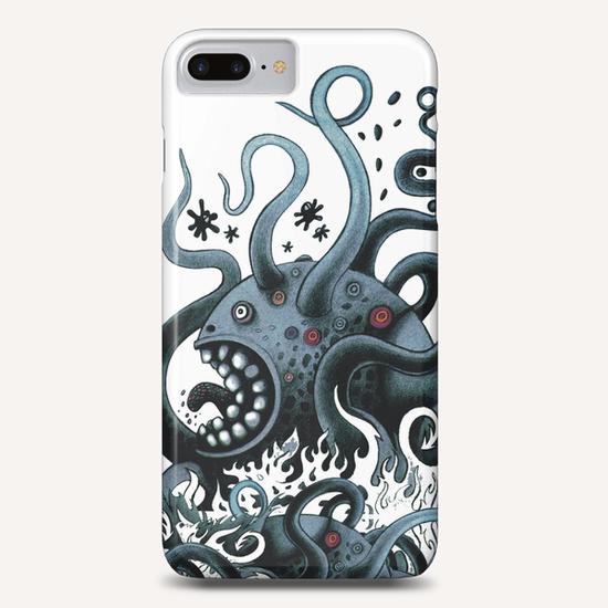 Octoworm (blue version) Phone Case by Exit Man