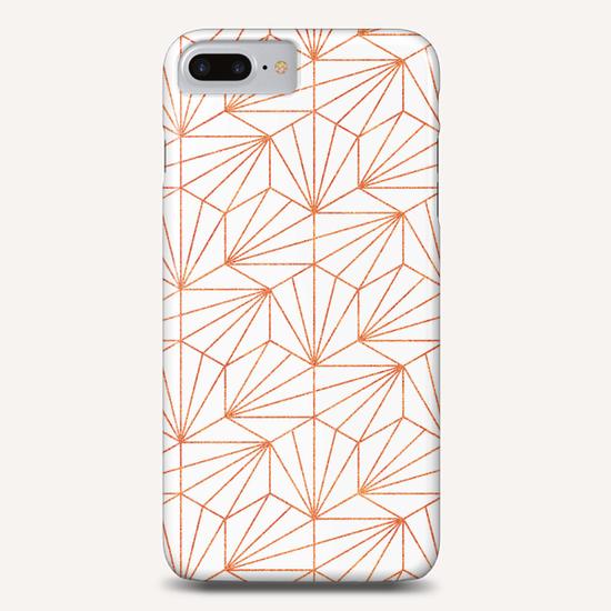 Rose Gold & White Phone Case by Uma Gokhale