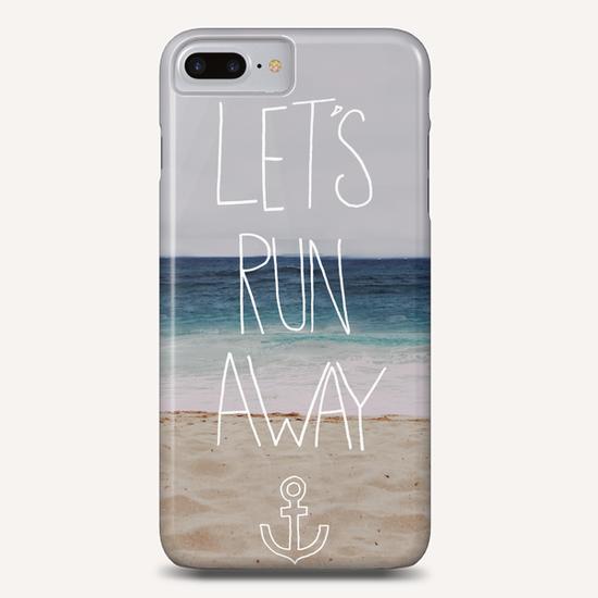 Let's Run Away - Sandy Beach Phone Case by Leah Flores