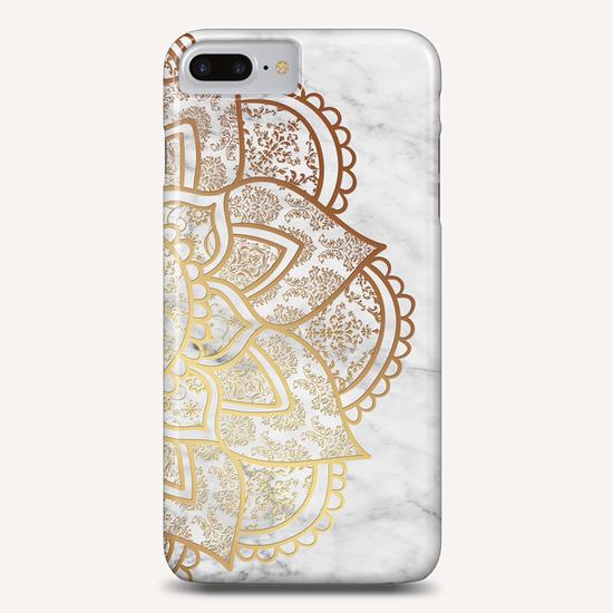 Mandala - Gold & Marble Phone Case by Alexandre Ibáñez