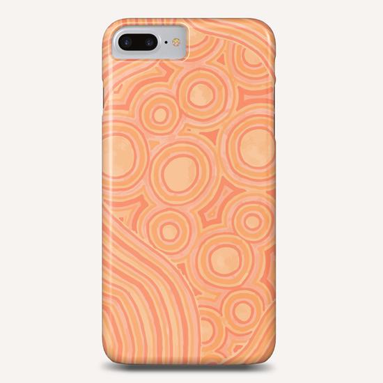 Orange Color Burst Phone Case by ShinyJill