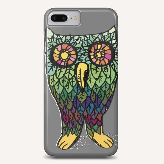 Happy Owl Phone Case by Yann Tobey