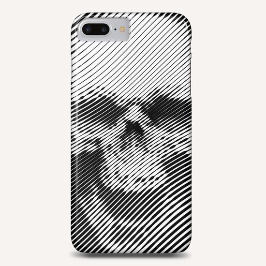 Line Skull Phone Case by Vic Storia