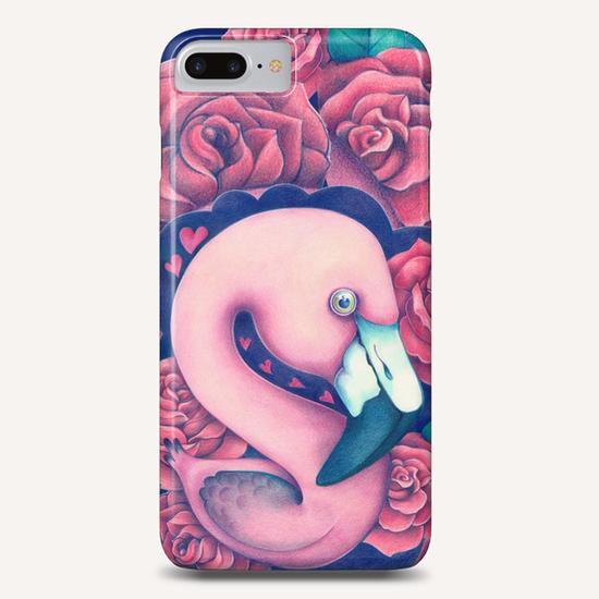 Heart Queen Flamingo Phone Case by Anna Cannuzz Canavesi