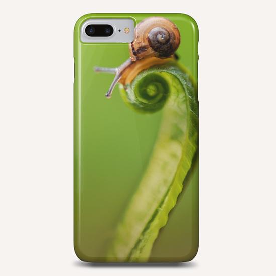 Snail on a curly grass Phone Case by Jarek Blaminsky