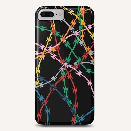 Trapped on Black Phone Case by Emeline Tate