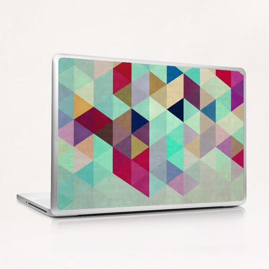 Pattern cosmic triangles II Laptop & iPad Skin by Vitor Costa