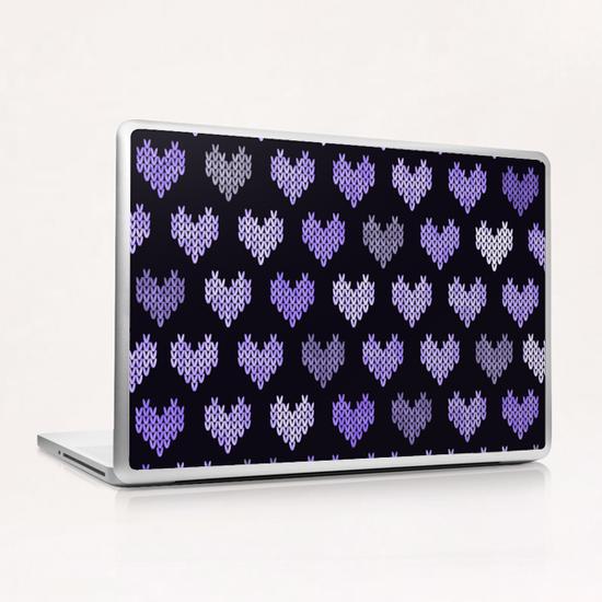 Colorful Knitted Hearts X 0.2 Laptop & iPad Skin by Amir Faysal