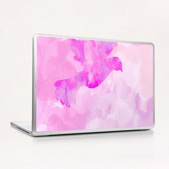 Abstract Flying Dove Laptop & iPad Skin by Amir Faysal