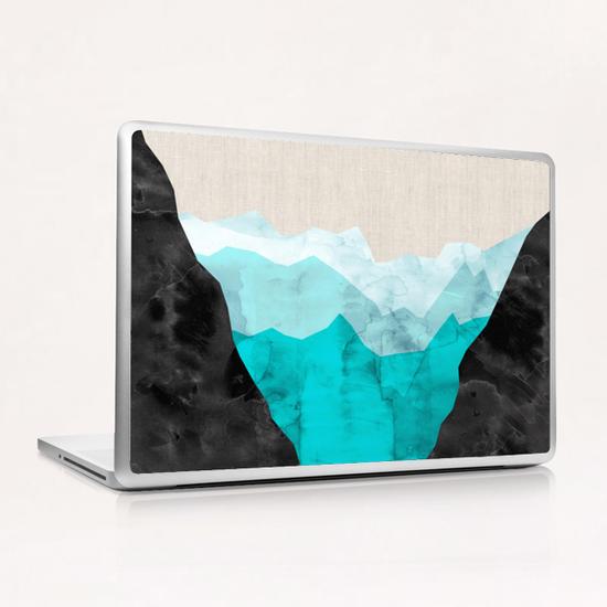Watercolor landscape geometrica I Laptop & iPad Skin by Vitor Costa
