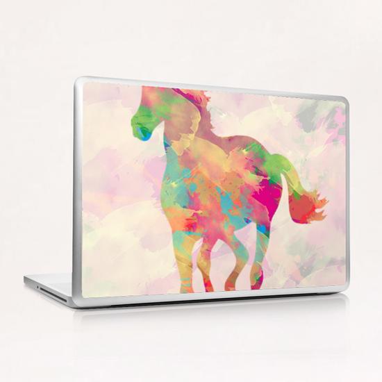 Abstract Horse  Laptop & iPad Skin by Amir Faysal