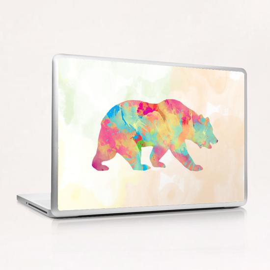 Abstract Bear X 0.1 Laptop & iPad Skin by Amir Faysal