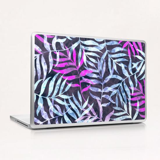 Watercolor Tropical Palm Leaves #2 Laptop & iPad Skin by Amir Faysal