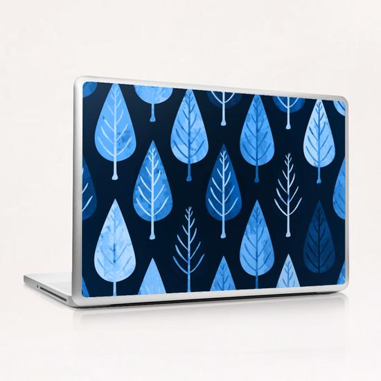 Watercolor Forest Pattern X 0.5 Laptop & iPad Skin by Amir Faysal