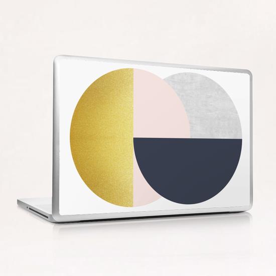 Golden and geometric art Laptop & iPad Skin by Vitor Costa