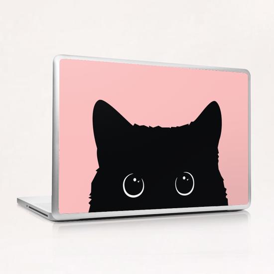 Black Cat Laptop & iPad Skin by Vitor Costa
