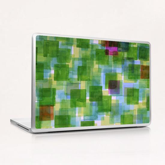 Pink and Orange Outposts  Laptop & iPad Skin by Heidi Capitaine