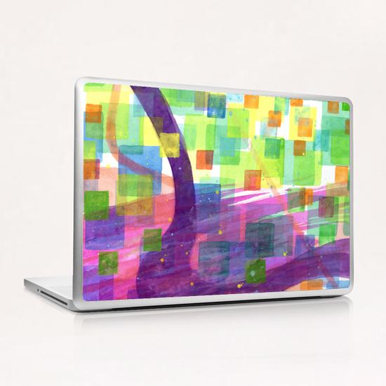 Bend and Squares Laptop & iPad Skin by Heidi Capitaine