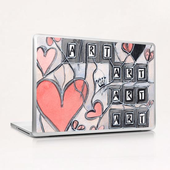 I Love Art  Laptop & iPad Skin by Heidi Capitaine