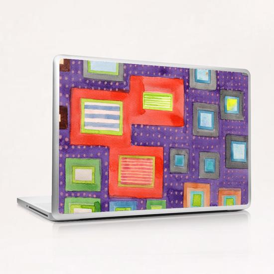Various Frames on dotted Wall  Laptop & iPad Skin by Heidi Capitaine