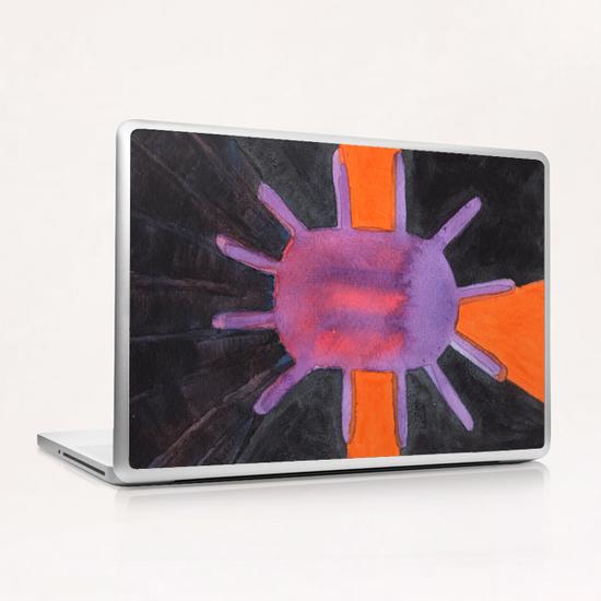 Purple Projector  Laptop & iPad Skin by Heidi Capitaine