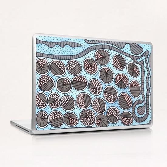 Trapped Circles Pattern  Laptop & iPad Skin by Heidi Capitaine