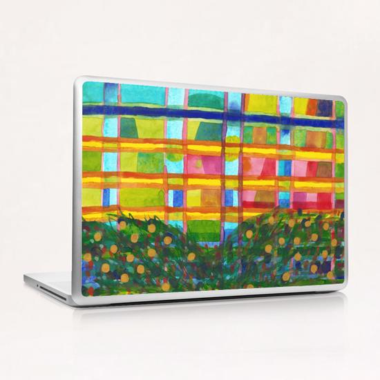 Tree In Front Of A Building  Laptop & iPad Skin by Heidi Capitaine