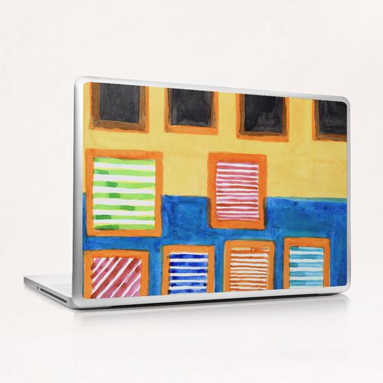 Abstract Beach Impressions Laptop & iPad Skin by Heidi Capitaine