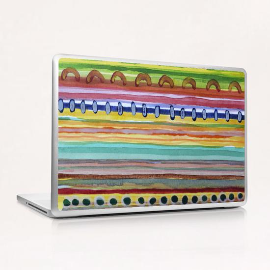 Striped Curtain Laptop & iPad Skin by Heidi Capitaine