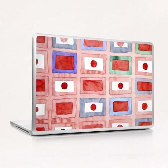 Japanese Flags Pattern Laptop & iPad Skin by Heidi Capitaine