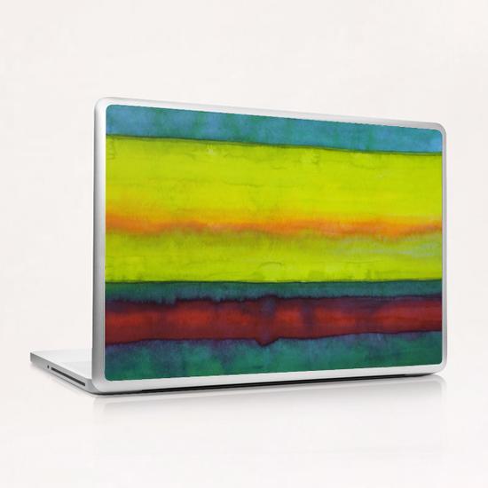 Summer Fields Stripes  Laptop & iPad Skin by Heidi Capitaine