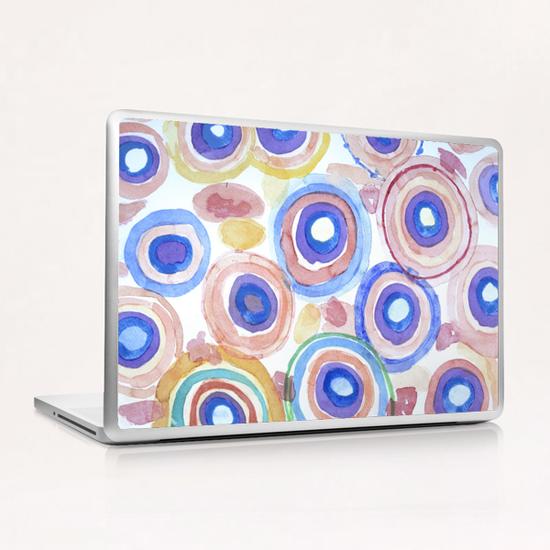 Picturesque Pastel Circles Pattern  Laptop & iPad Skin by Heidi Capitaine