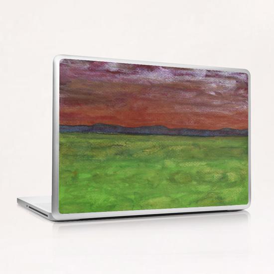 Golden Land In Silvery Shine Laptop & iPad Skin by Heidi Capitaine