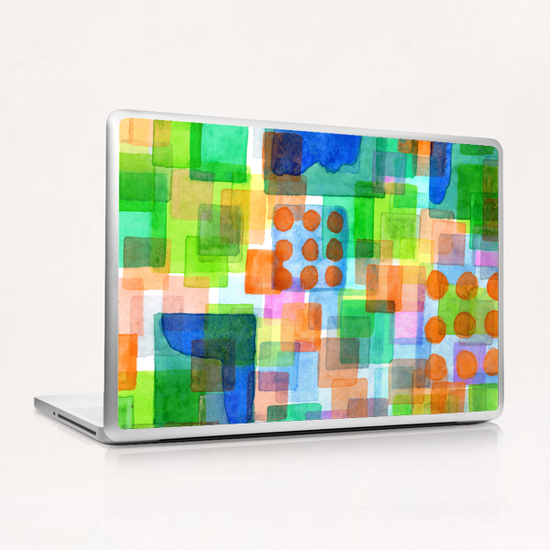 Playful Squares  Laptop & iPad Skin by Heidi Capitaine