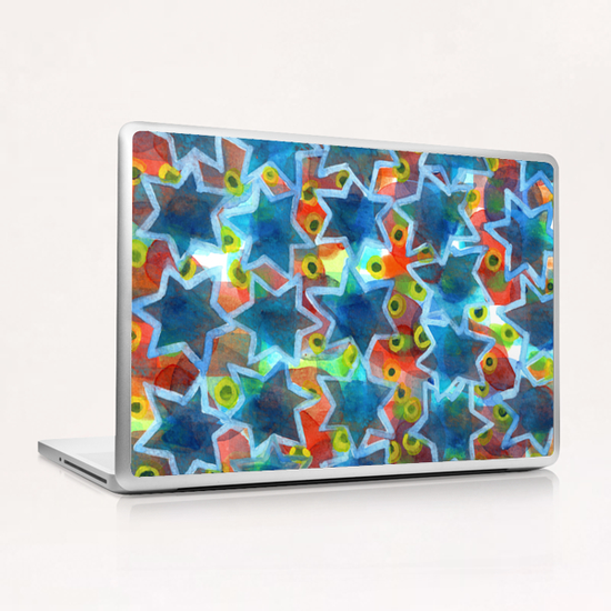 Blue Stars  Laptop & iPad Skin by Heidi Capitaine