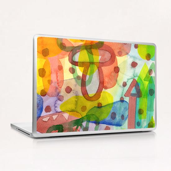 Blurry Mushroom and other Things  Laptop & iPad Skin by Heidi Capitaine