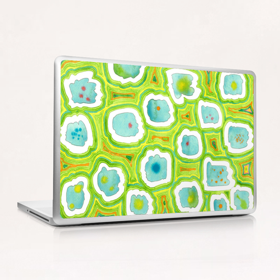 Heavenly Islands Pattern  Laptop & iPad Skin by Heidi Capitaine