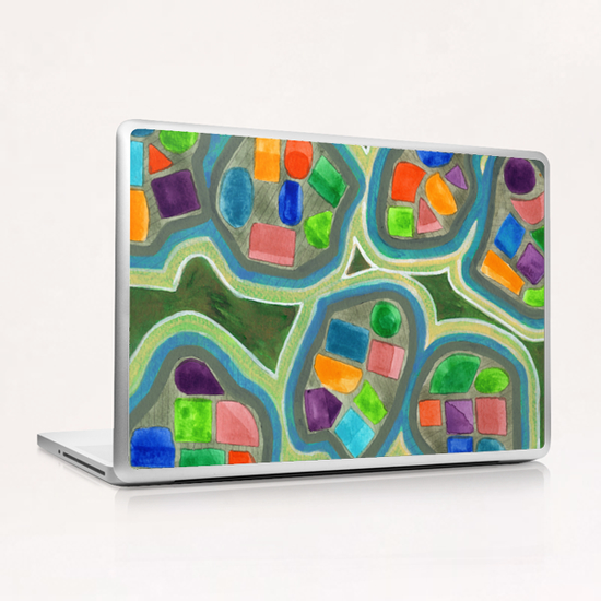 Jewel Nests Pattern  Laptop & iPad Skin by Heidi Capitaine